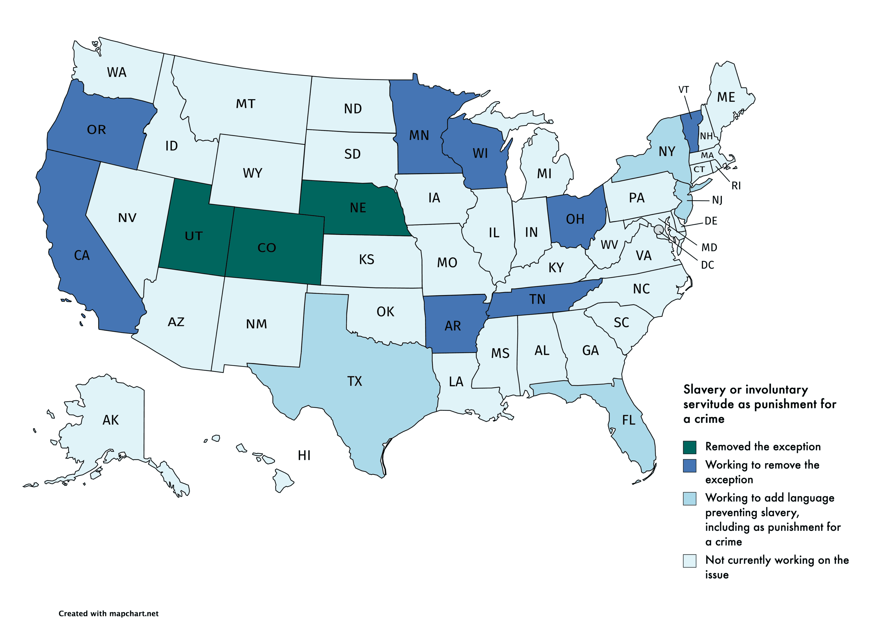 Efforts by States to Eliminate the Punishment Exception - Human Trafficking  Search