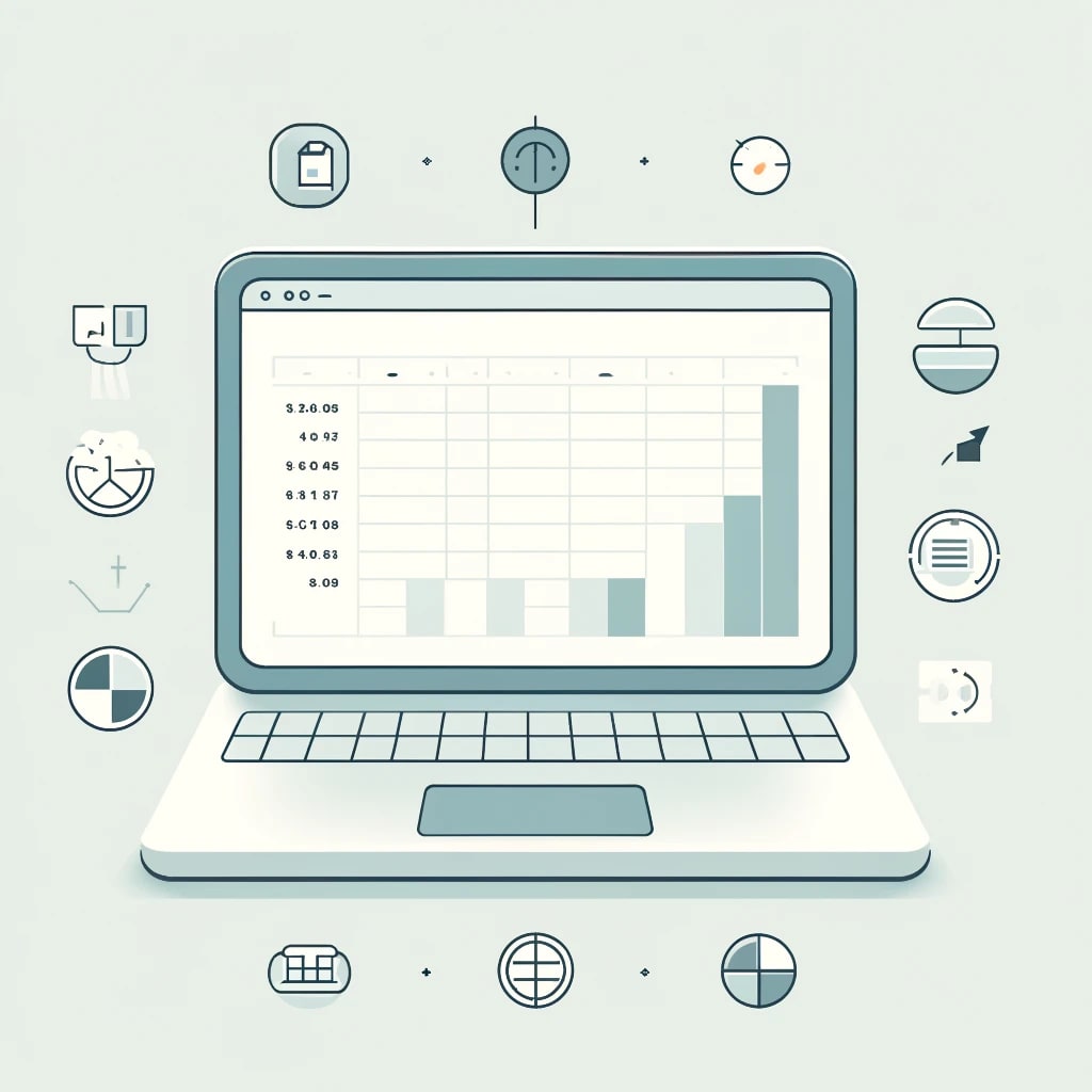 Image of a spreadsheet by GPT-4o