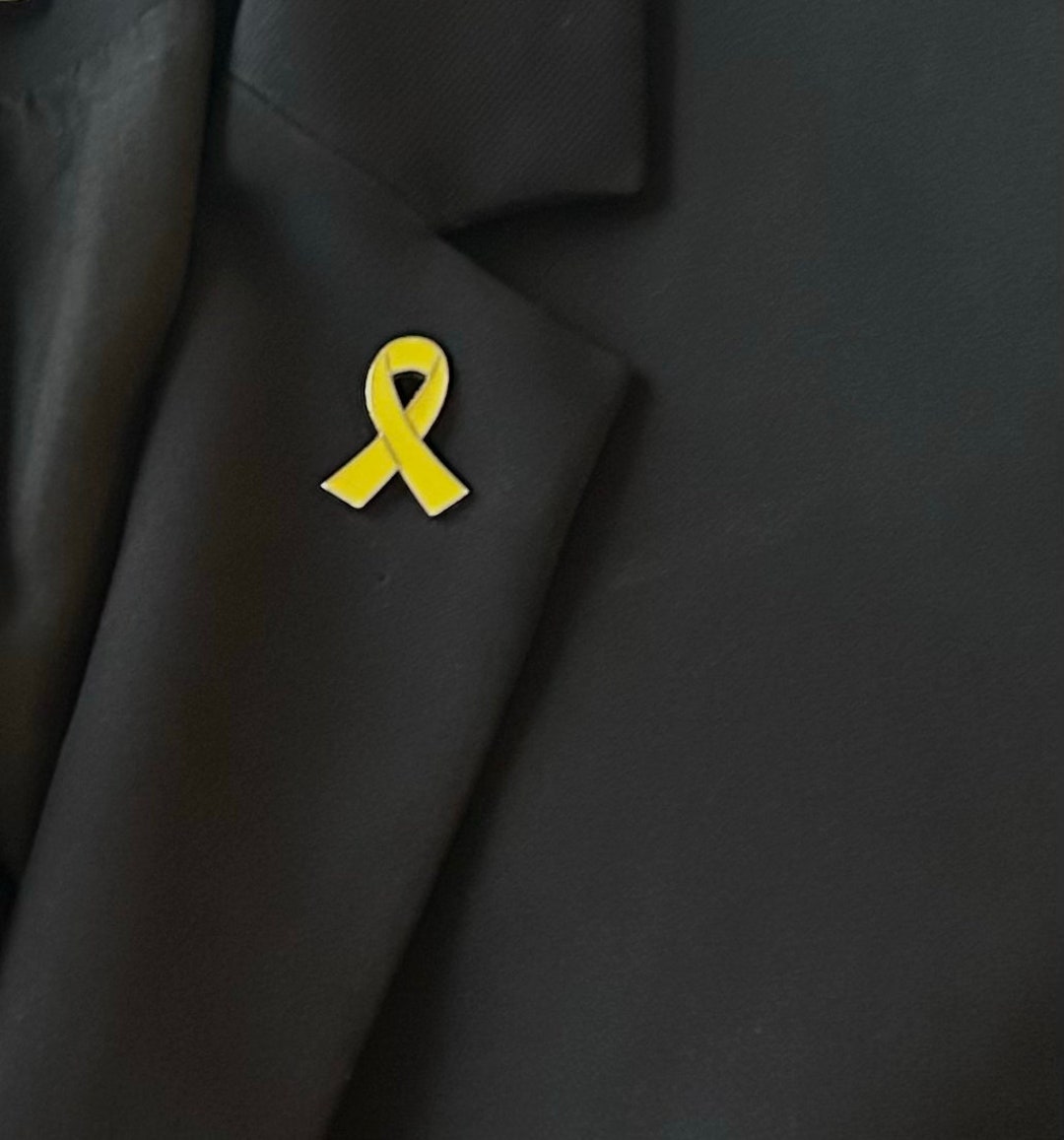 Yellow Ribbon Pin Hostage Awareness Metal Yellow Ribbon Awareness Brooch  Pin Awareness Ribbon BRINGTHEMHOMENOW I Stand With Israel Item - Etsy